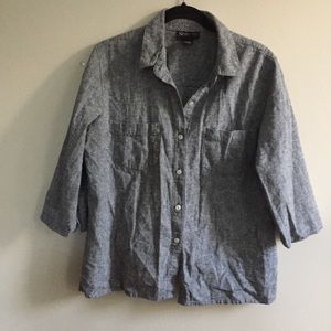 Style&Co. Women’s Button Up Short Sleeve Shirt